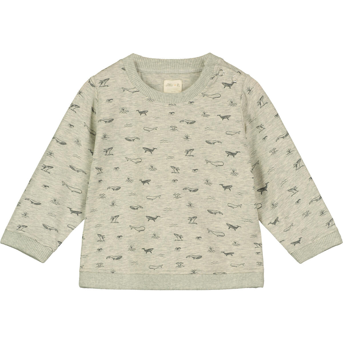 Ettie + H Mawgan Shirt- Grey Whales