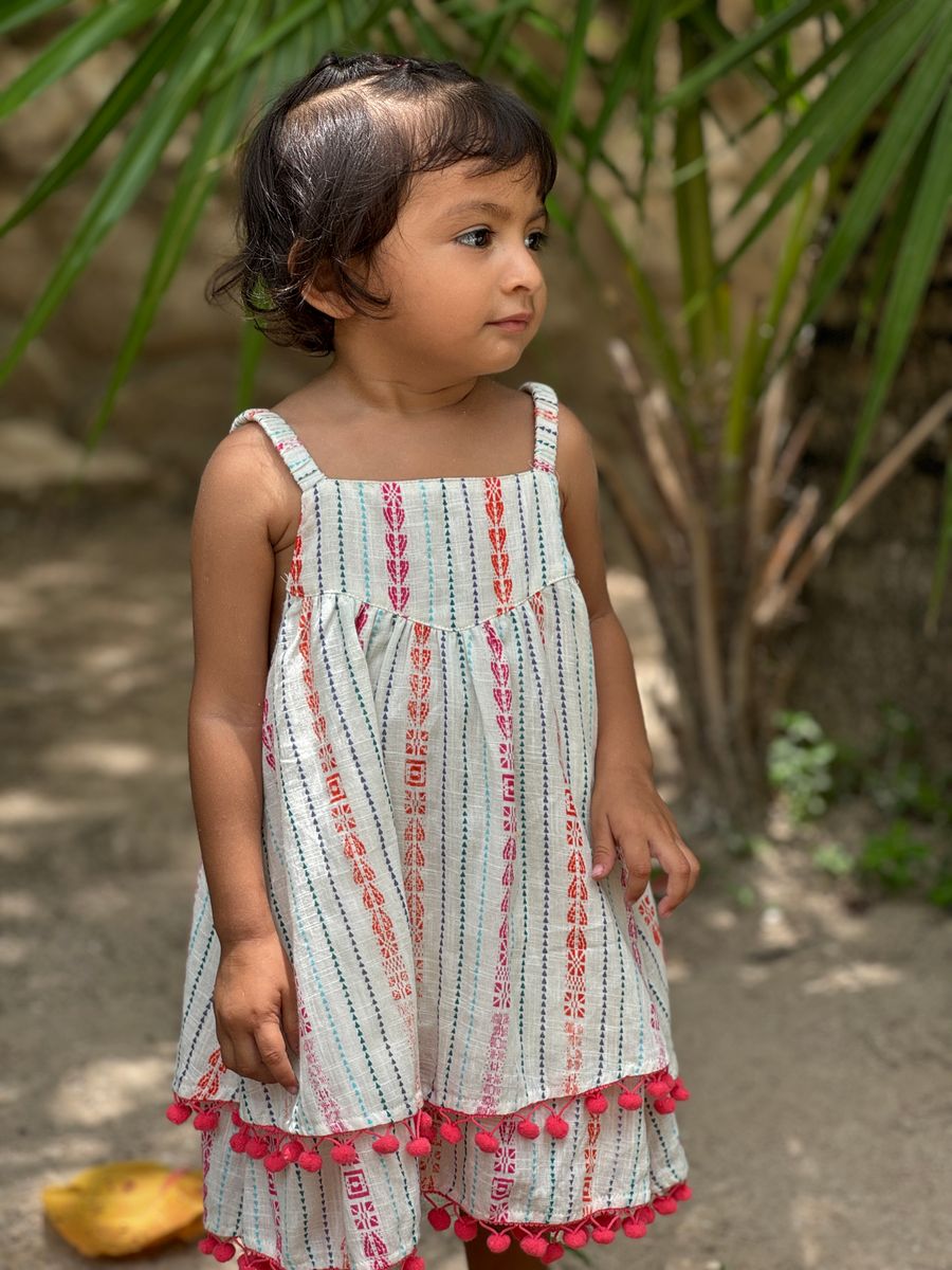 Poppet & Fox Strappy Trapeze Dress