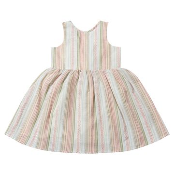 Vignette Jewel Dress | Pink Multi-Stripe