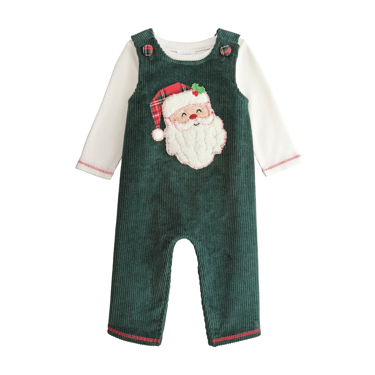 Mud Pie  Santa Green Longall Set