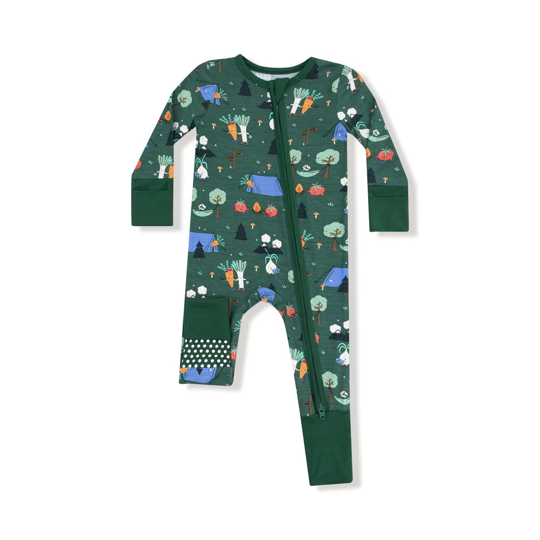 Angel Dear Convertible Romper II Camping Veggies