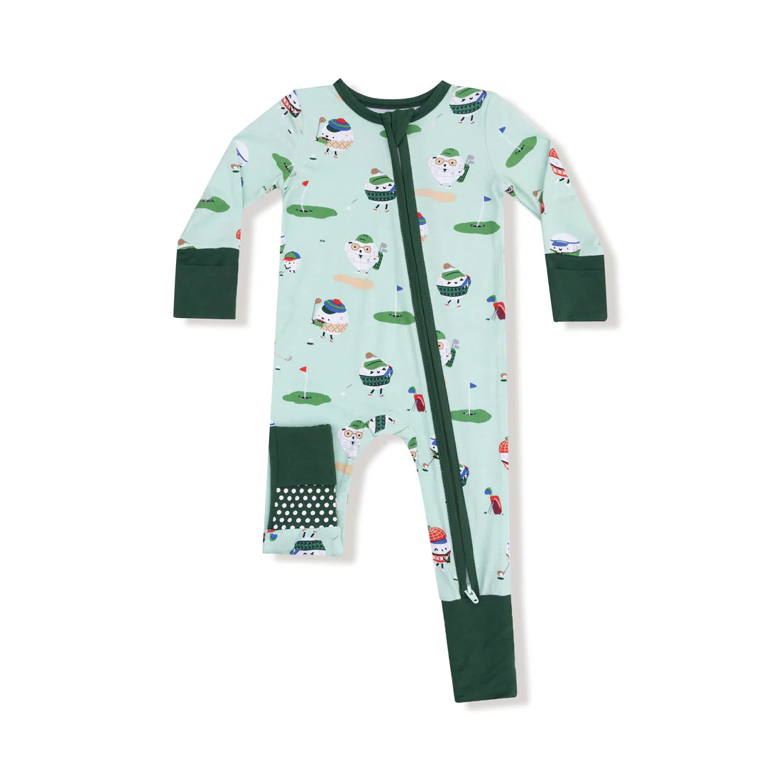 Angel Dear Convertible Romper II  Golf Pros - Green