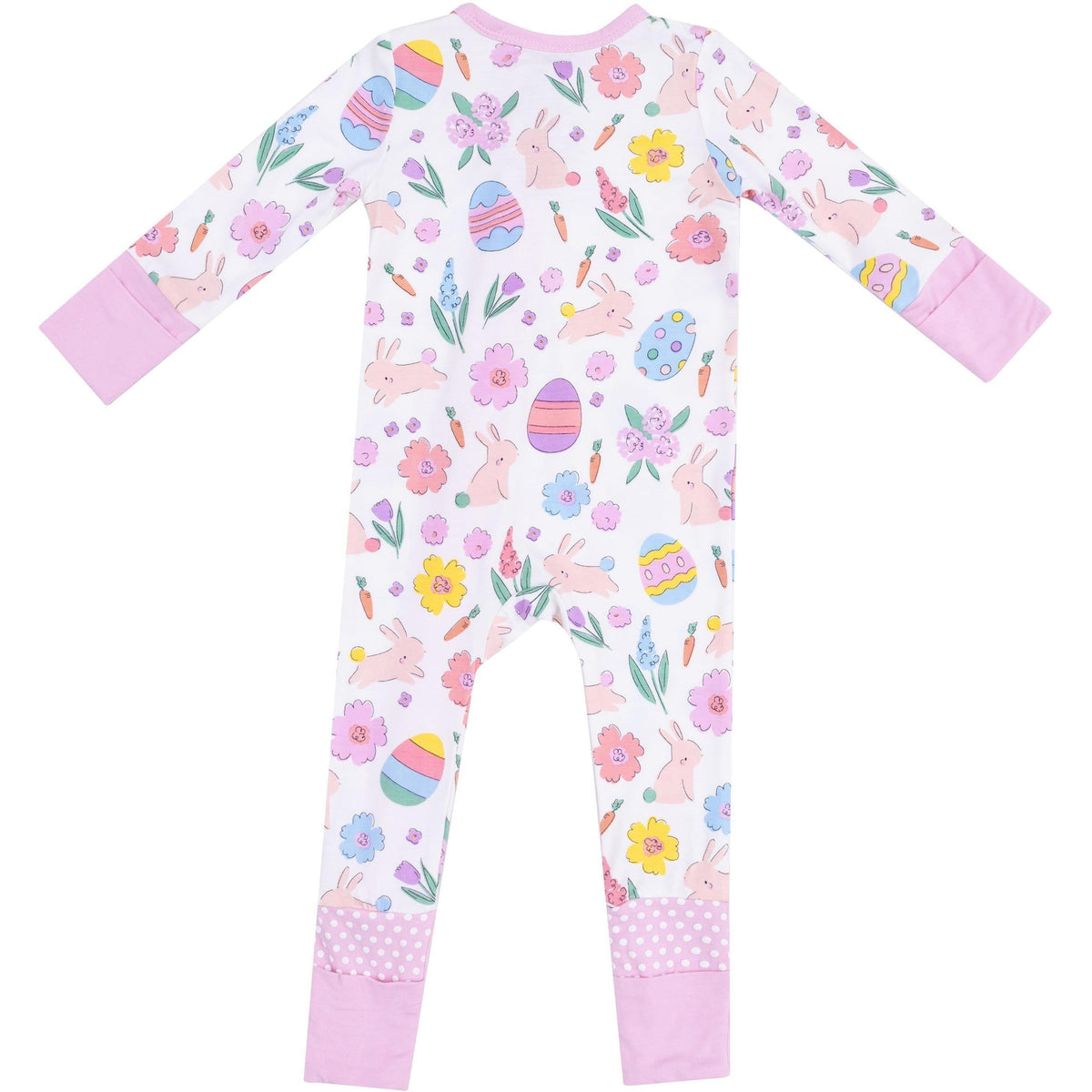 Angel Dear Easter Bunnies 2-Way Zipper Romper