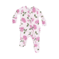Angel Dear Hydrangeas 2-Way Ruffle Zipper Footie