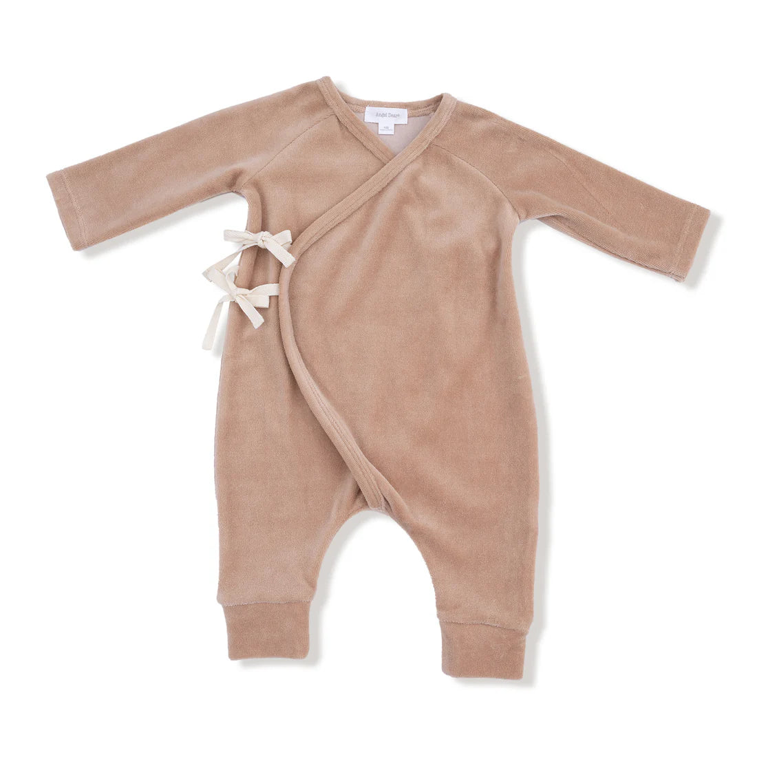 Angel Dear  Velour Wrap Coverall II Velour Teddy Bear