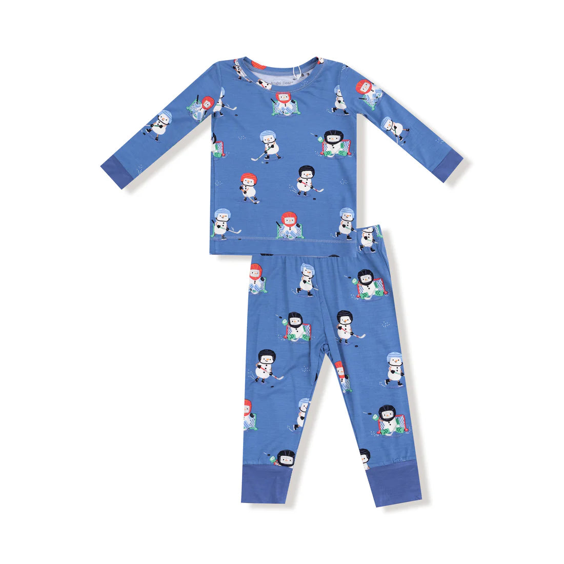 Angel Dear Long Sleeve Loungewear Set II Snow Folks Ice Hockey