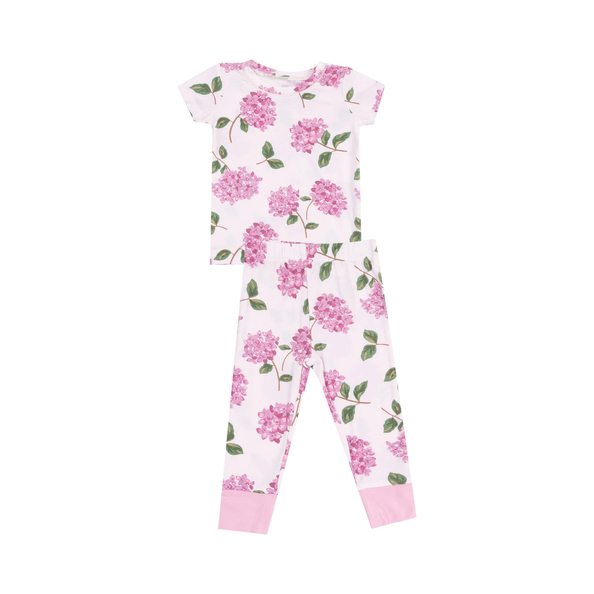 Angel Dear Hydrangeas Short Sleeve Loungewear Set