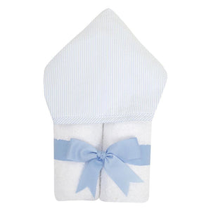 3 Marthas Seersucker Stripe Hooded Towel