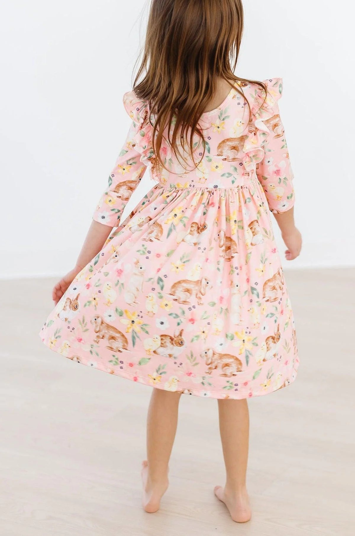 Mila & Rose Chicks & Bunnies Twirl Dress