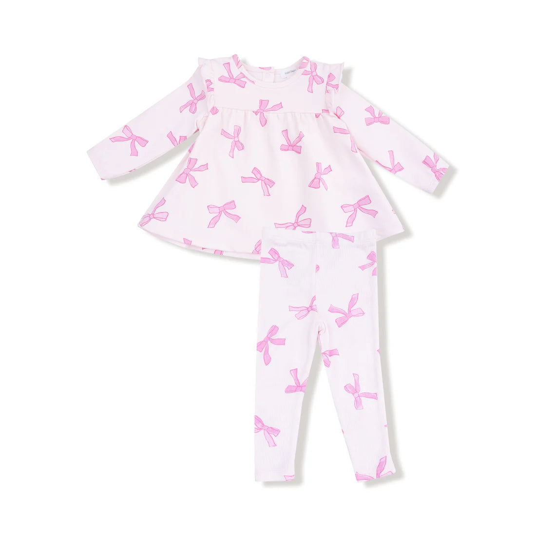 Angel Dear Ruffle Top and Ribbed Legging II Pretty Bows