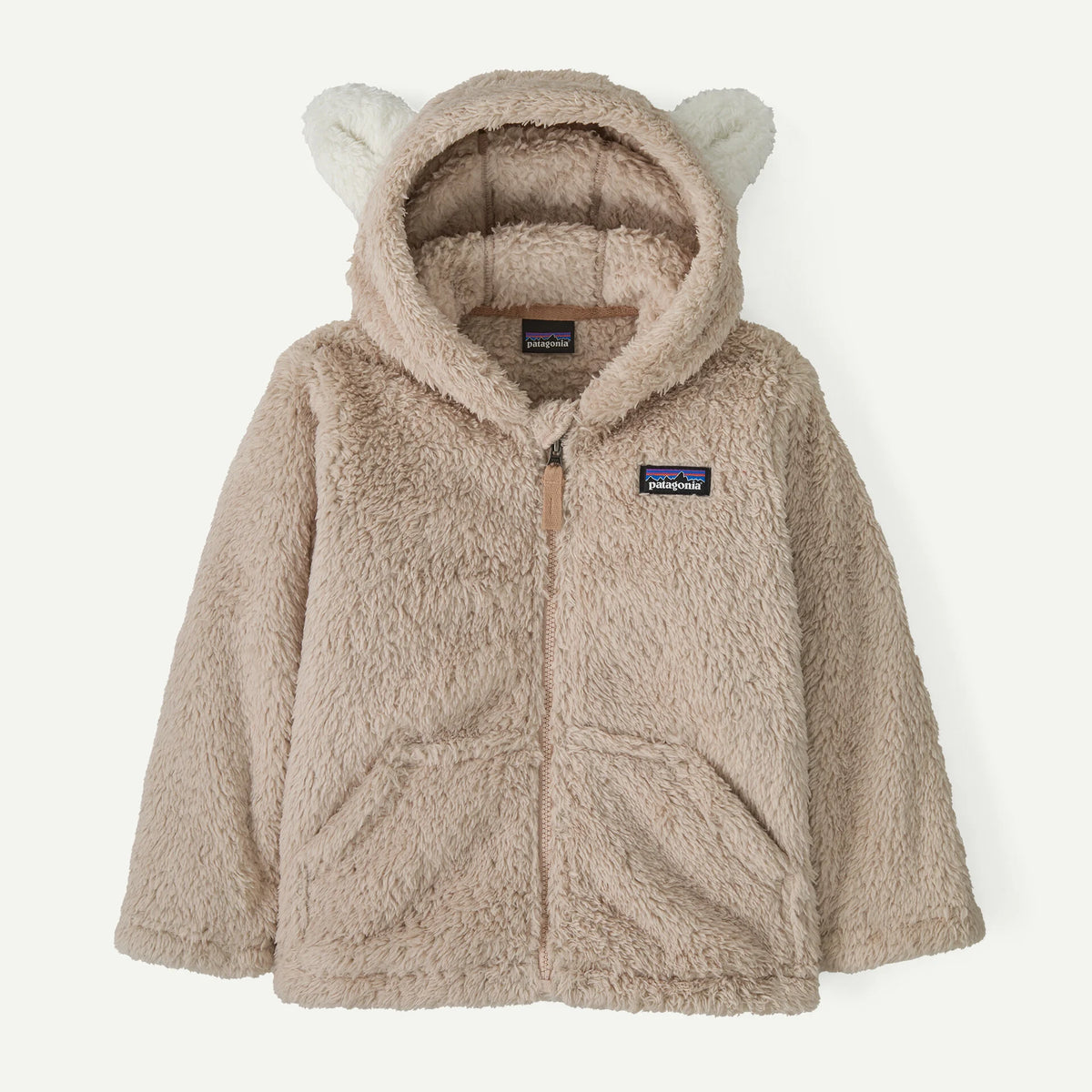 Patagonia Baby Furry Friends Fleece Hoody- Shroom Taupe