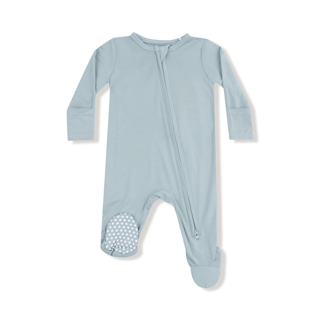 Angel Dear 2 Way Zipper Footie II Jadeite