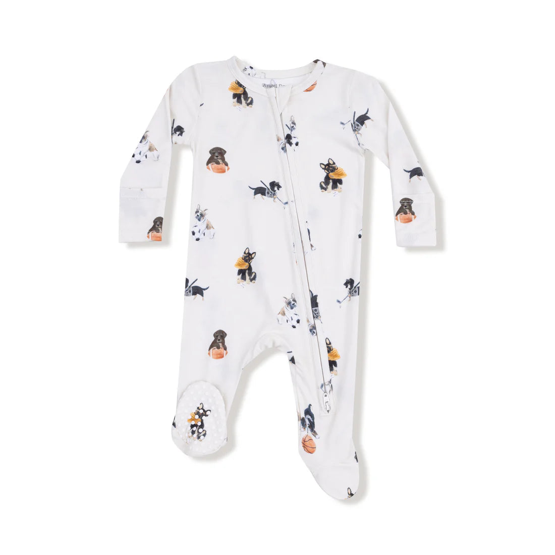 Angel Dear 2 Way Zipper Footie II Sporty Puppies