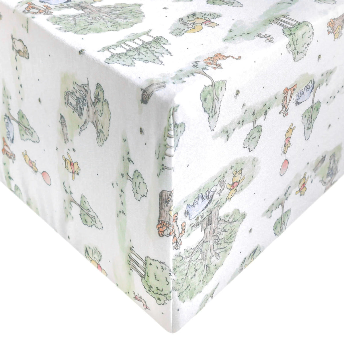 Copper Pearl Premium Knit Fitted Crib Sheet- Hundred Acre Wood