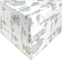 Copper Pearl Premium Knit Fitted Crib Sheet- Hundred Acre Wood