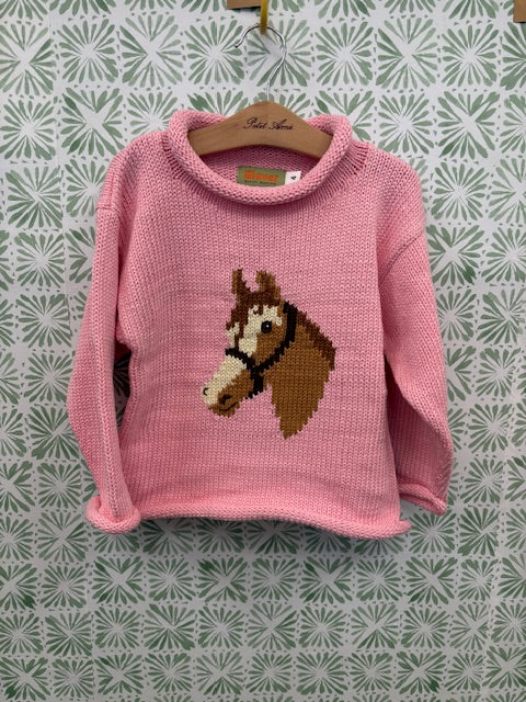 Claver Horse Sweater II Light Pink