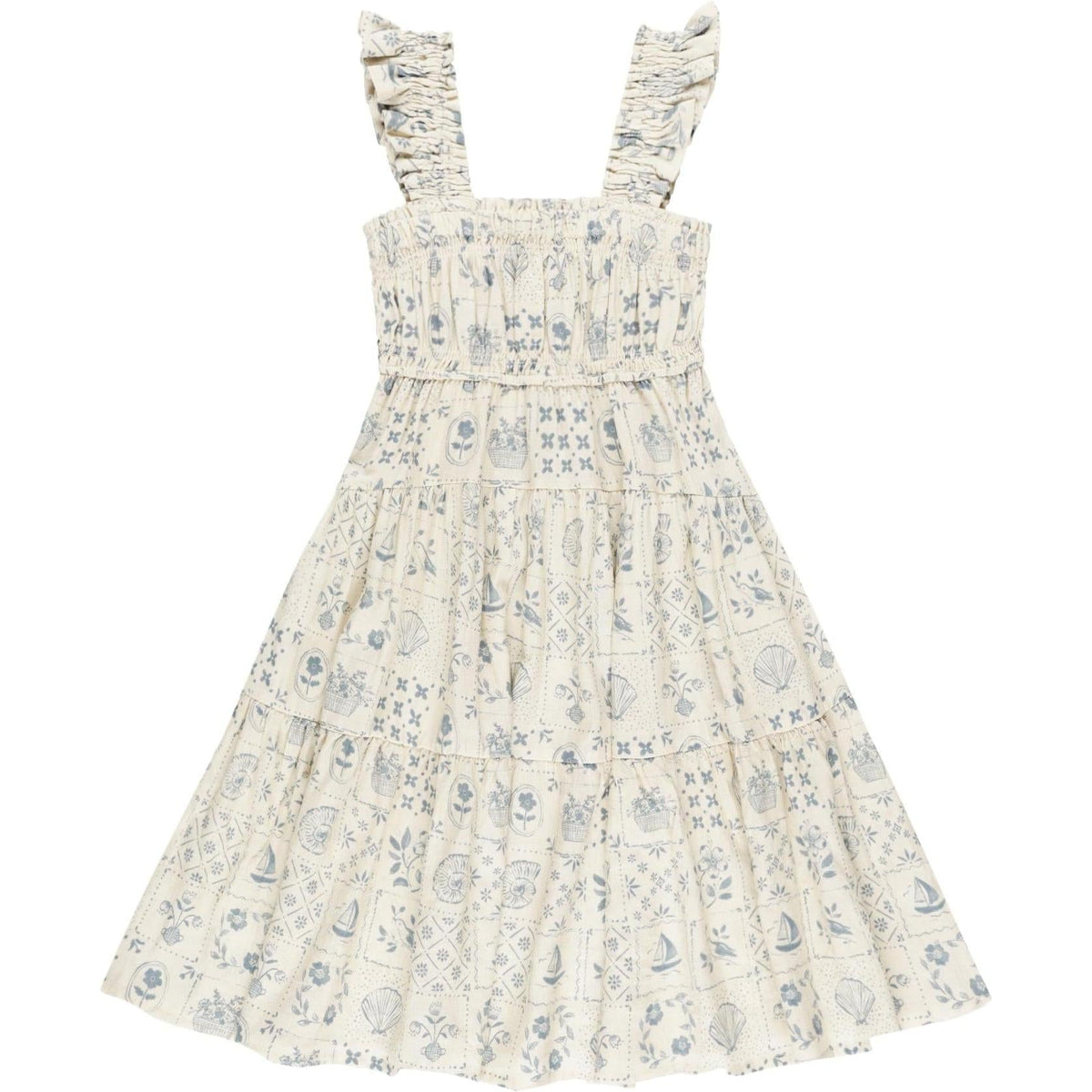 Rylee + Cru Josie Dress || Tile