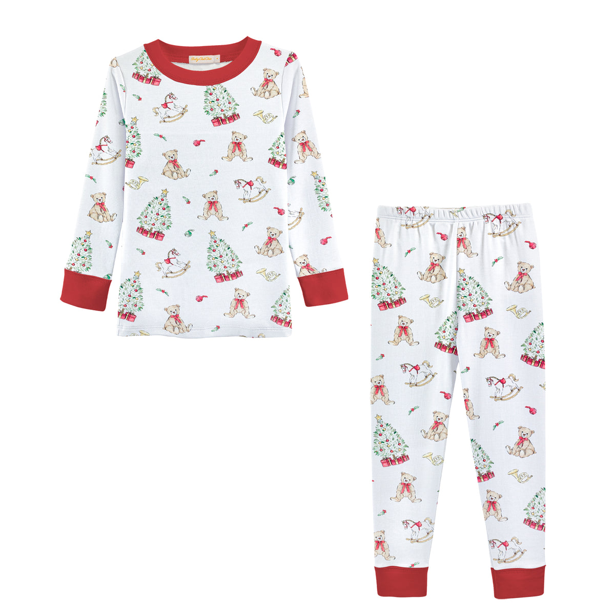 Baby Club Chic Holiday Printed Kid Set
