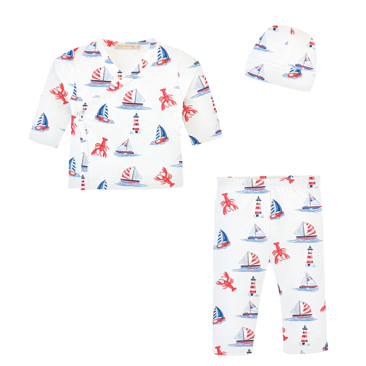 Baby Club Chic Sailing In Summer Take Me Home Set w/ Hat