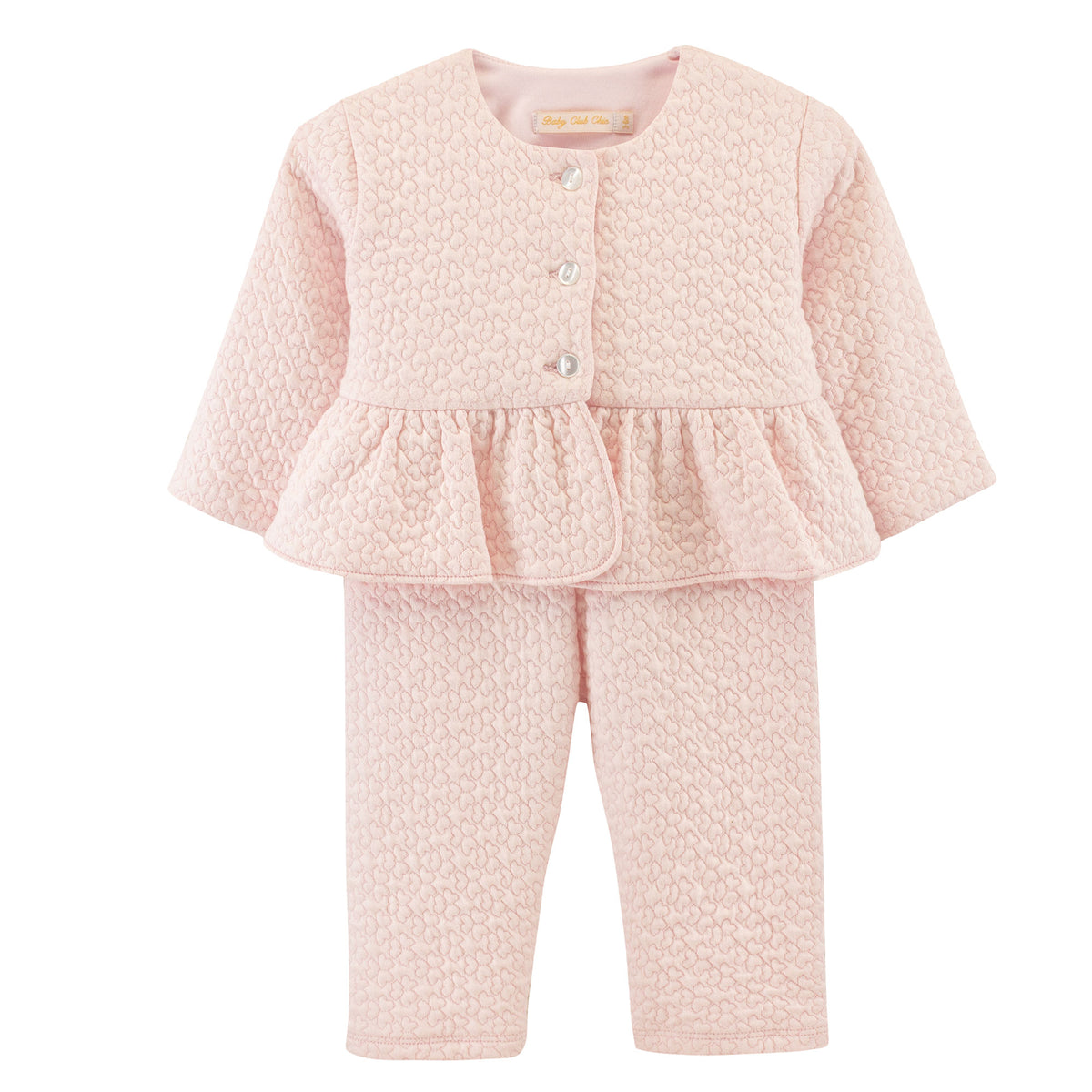 Baby Club Chic Hearts Cardigan and Pant Set