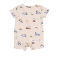 Angel Dear Henley Shortall - Golf Cart Cuties Oatmeal