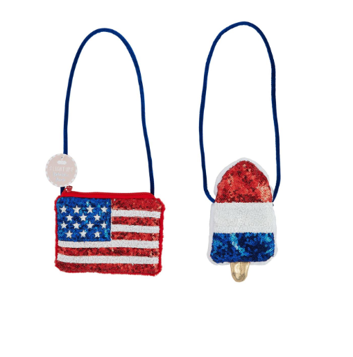 Mudpie Light Up Patriotic Purses