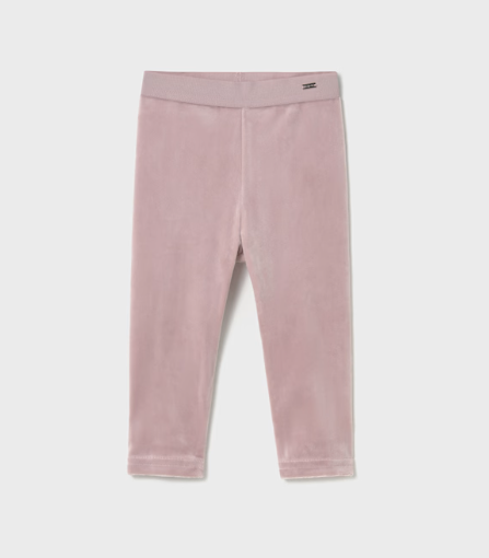 Mayoral Girls Basic Velvet Leggings II Quartz