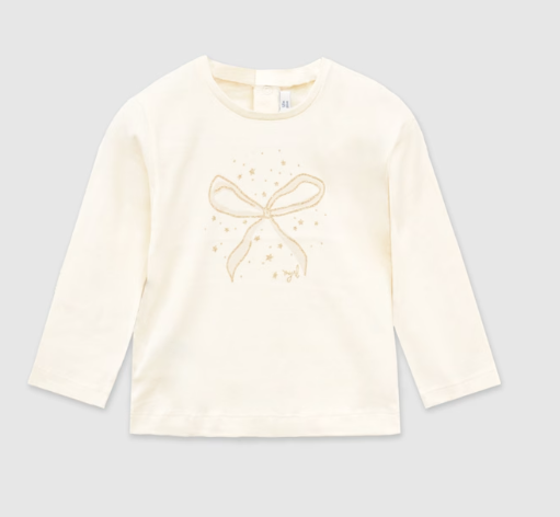 Mayoral Baby Basic Heart T-Shirt II Macchiato