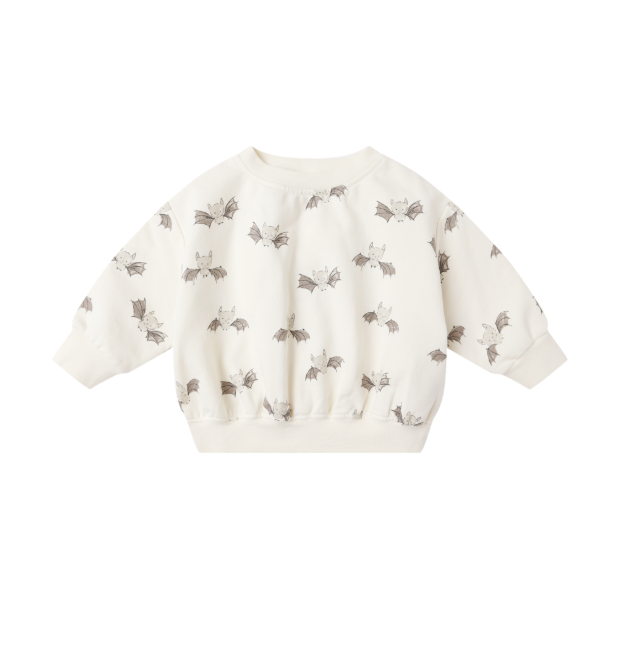 Quincy Mae Relaxed Fleece Sweatshirt II Bats