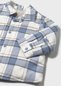 Mayoral Baby Plaid Overshirt II Ice Burg