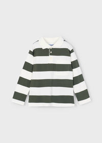 Mayoral Boy Striped Polo Shirt