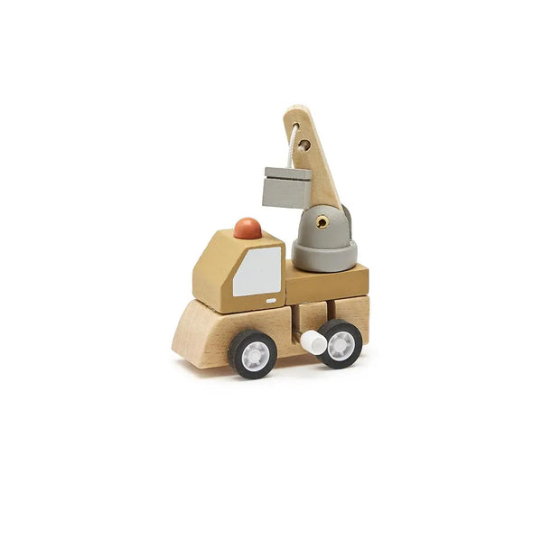 Wind Up Wooden Construction Vehicles- Assorted Designs- Cupcakes and Cartwheels