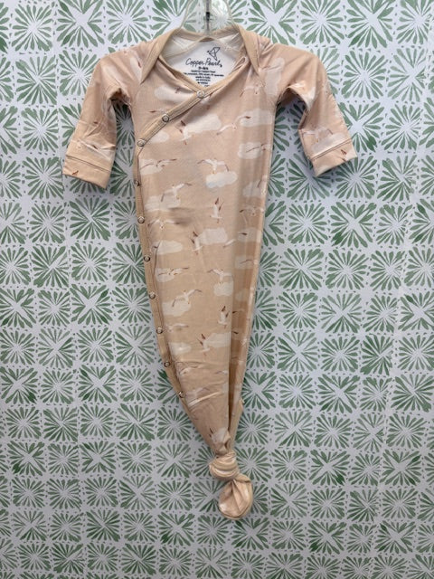 Copper Pearl Knotted Gown- Gully