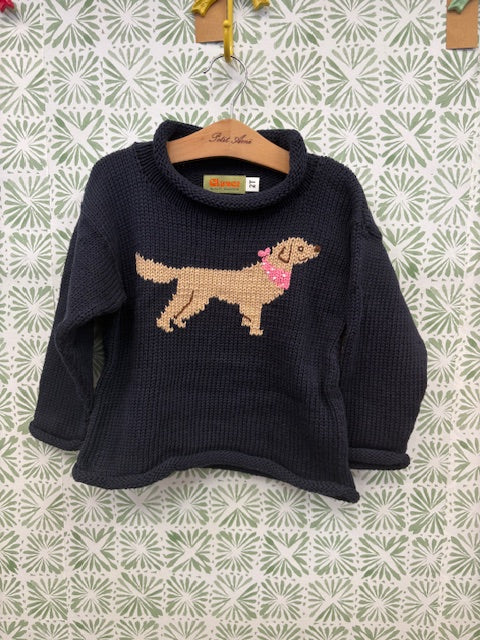 Claver Golden Retriever Sweater II Twilight