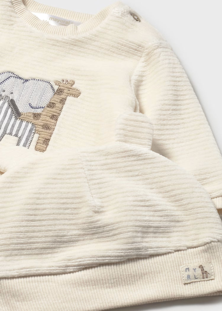 Mayoral Newborn Boy 3-Piece Corduroy Set