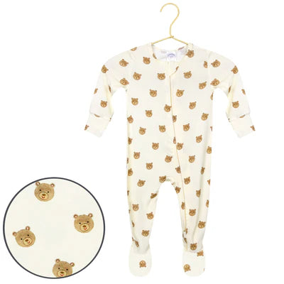 Lou Lou and Company Teddy Zipper Footie
