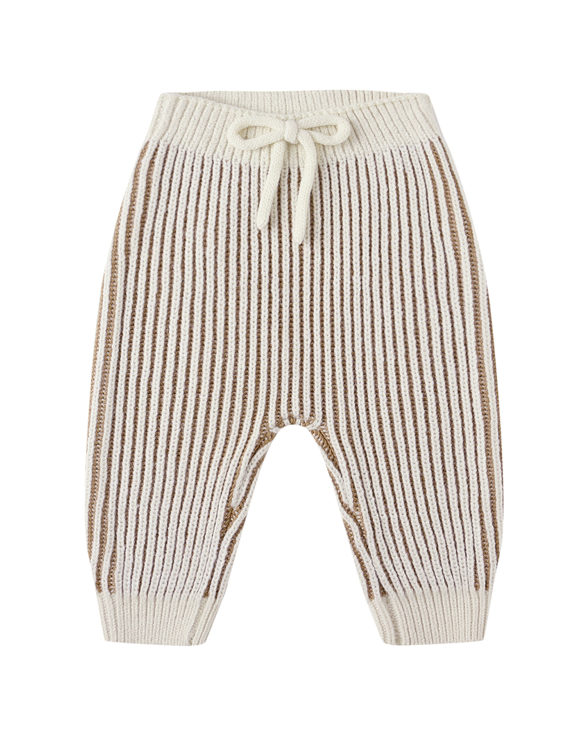 Quincy Mae CHUNKY KNIT PANT || GOLD