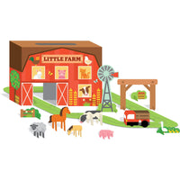 Petit Collage Little Farm Wind Up and Go Playset