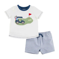 Mud Pie Toddler Golf Short Set