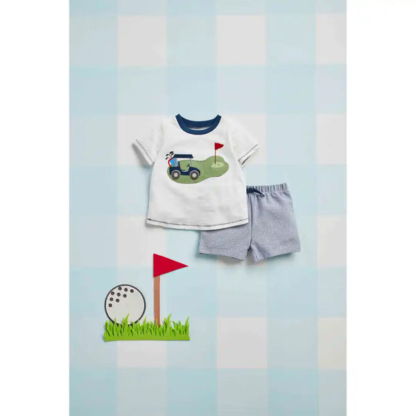 Mud Pie Toddler Golf Short Set
