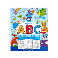 OOLY ABC: Amazing Animals Toddler Color-In Book