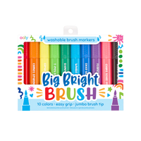 OOLY Big Bright Brush Markers - Set of 10