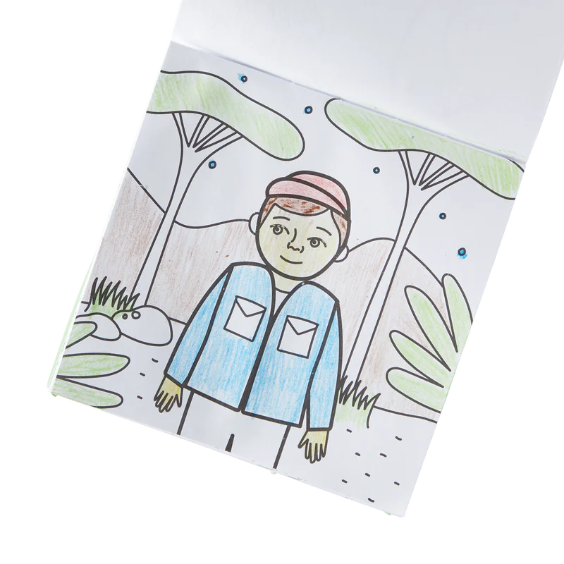 OOLY Carry Along Crayon & Coloring Book Kit