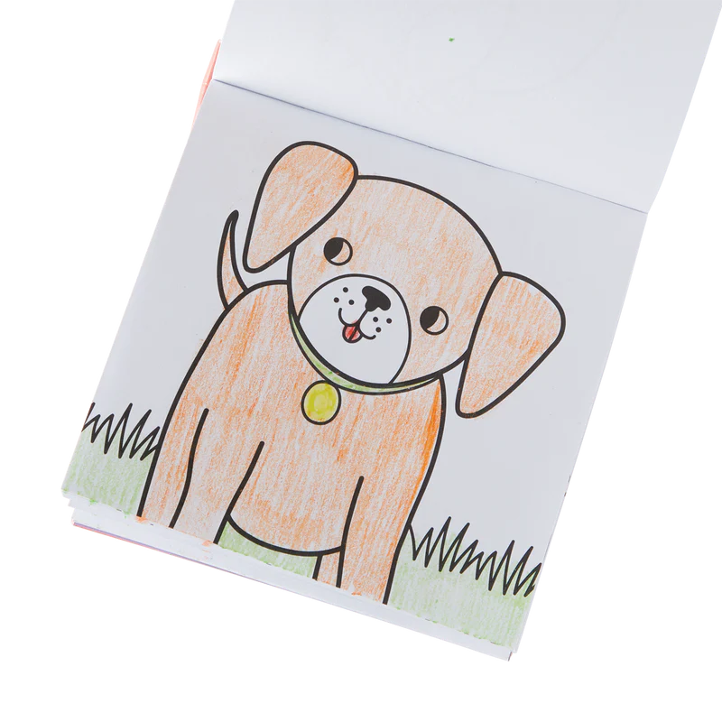 OOLY Carry Along Crayon & Coloring Book Kit