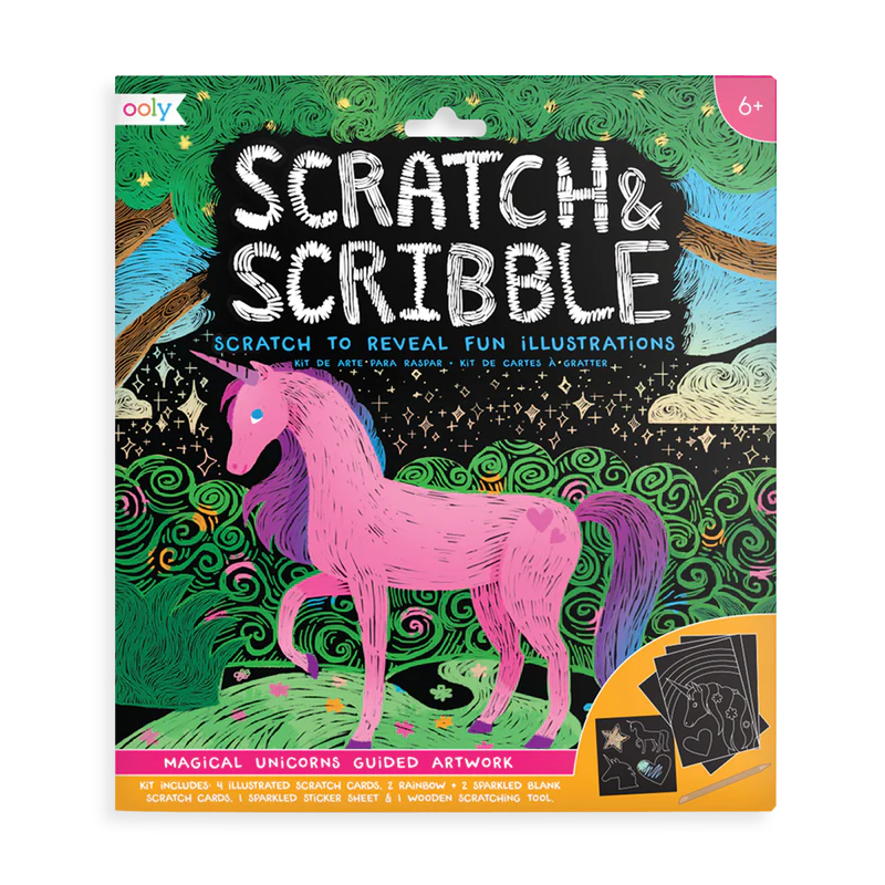 OOLY Scratch and Scribble Art Kit