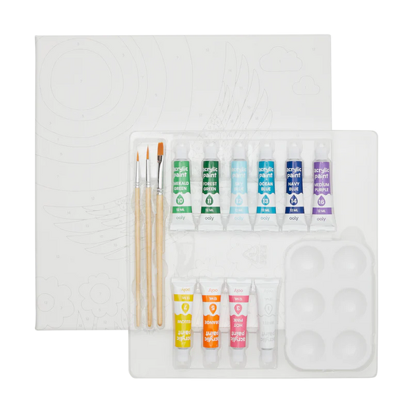 OOLY Colorific Canvas Paint by Numbers | Brilliant Bird