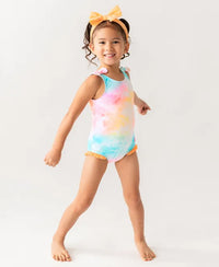 Ruffle Butts - Tie Shoulder One Piece Swimsuit