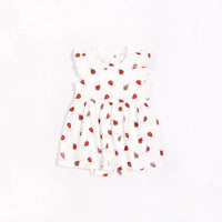 Petit Lem-Lady Bugs Jersey Bodysuit Dress
