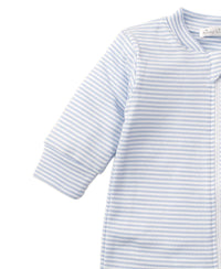 Kissy Kissy Footie - Blue Simple Stripe