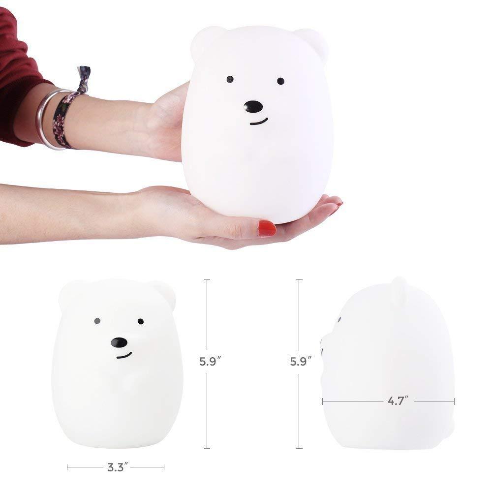 LumiPets LED Nightlight with Remote - Bear